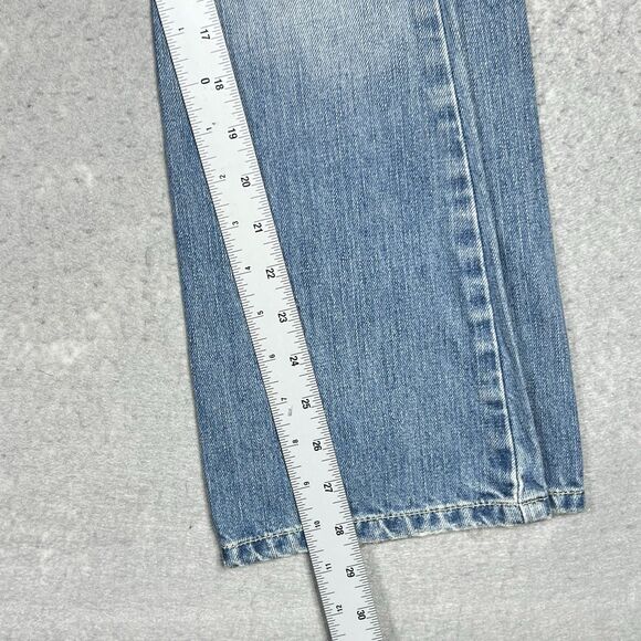 VTG Abercrombie & Fitch Jeans Womens 2S Blue Bootcut Destroyed Medium Wash Denim - Picture 7 of 14